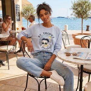 NWT Betty Boop French Riviera Sweatshirt
